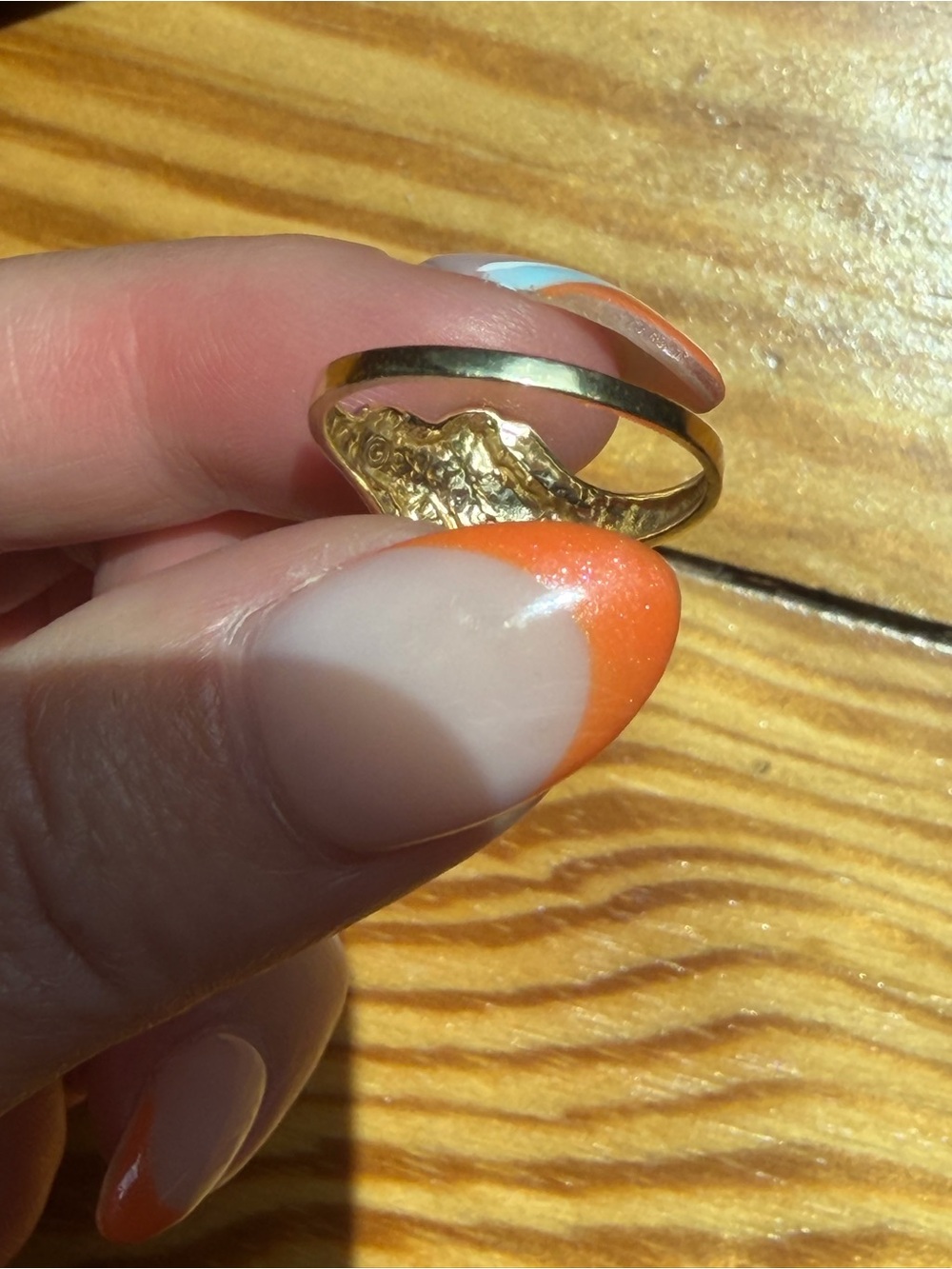10k Stamped Gold Ring Pave Diamond Cluster Ring Sz 7 - Picture 6 of 8